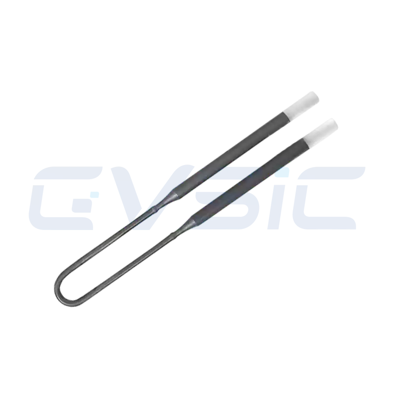 u type molybdenum disilicide elements